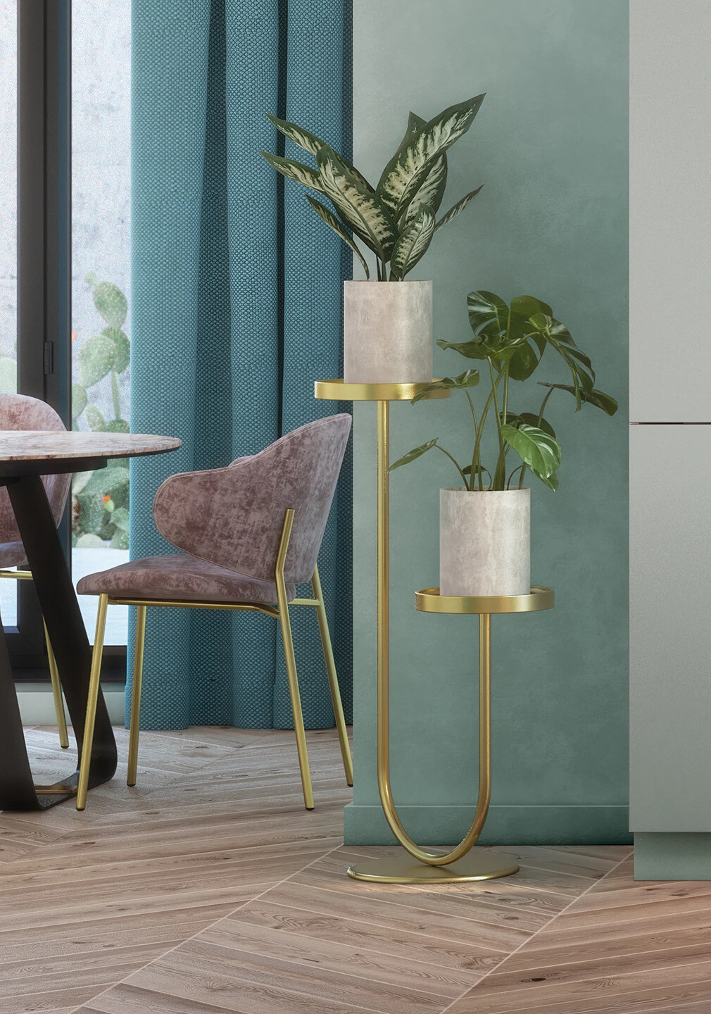 MANHATTAN Marbre Avorio et Gris Cristal